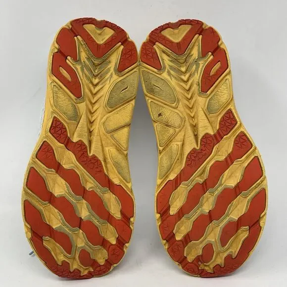 Hoka One One Clifton 8 Womens 7 Blue Mesh Running Walking Shoes Sneakers - Picture 14 of 16